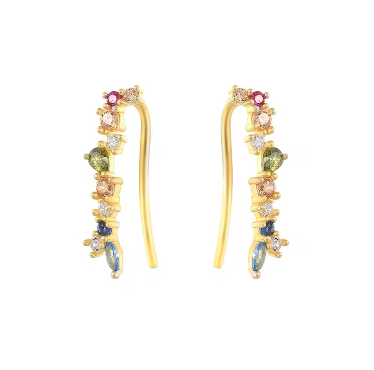 Multi Floral Studs