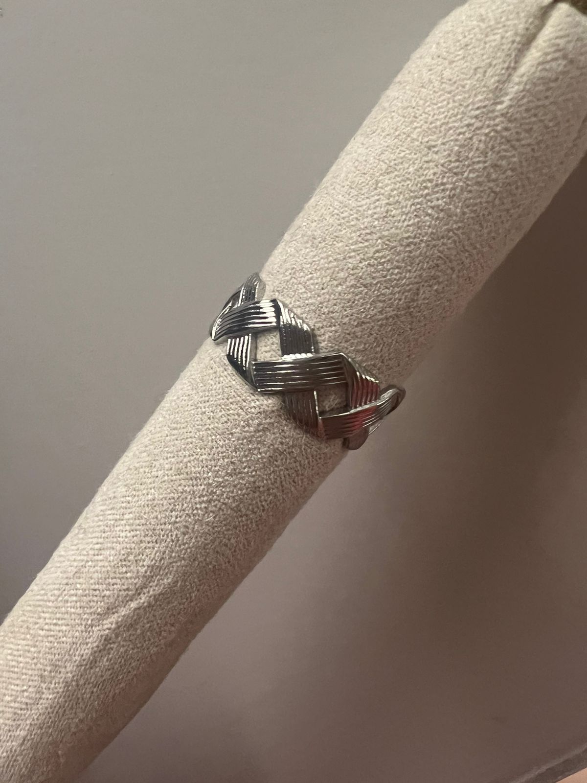 Silver Weave Ring