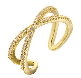Gold Cross Ring