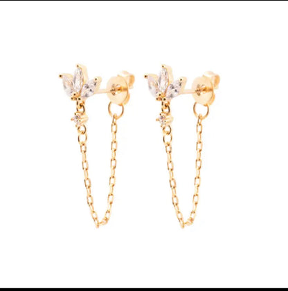 Petal Chain Danglers
