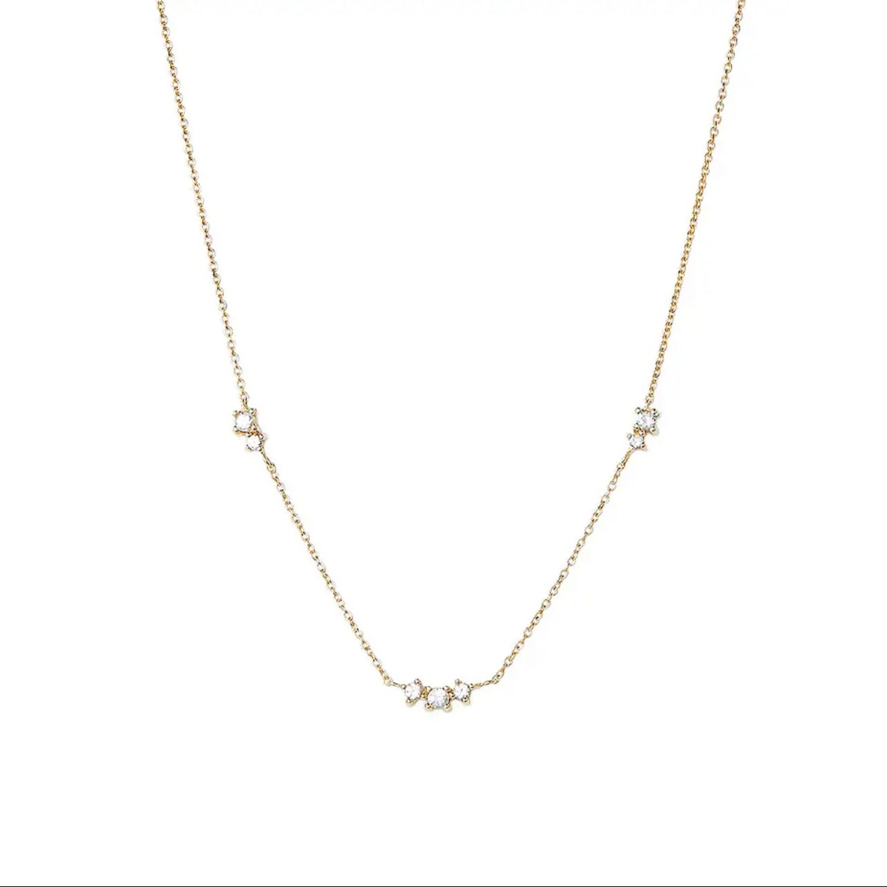 Triple Zircon Inlaid Pendant - S925 Sterling Silver