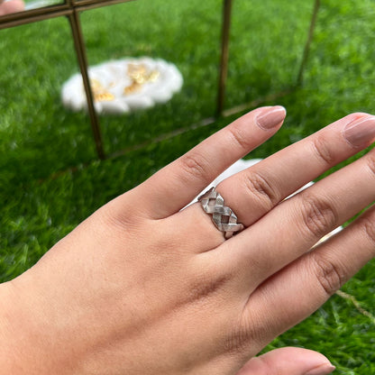 Silver Weave Ring