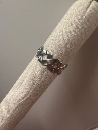 Silver Weave Ring