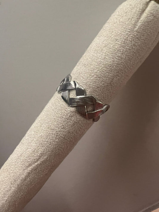 Silver Weave Ring
